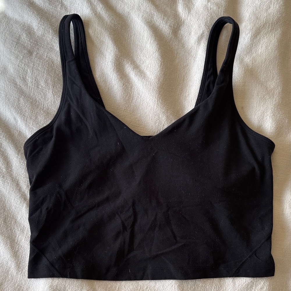 Lululemon Align Cropped Tank in Black